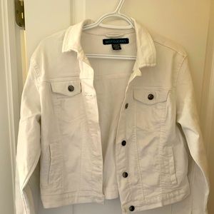 Motojeans White Jean Jacket